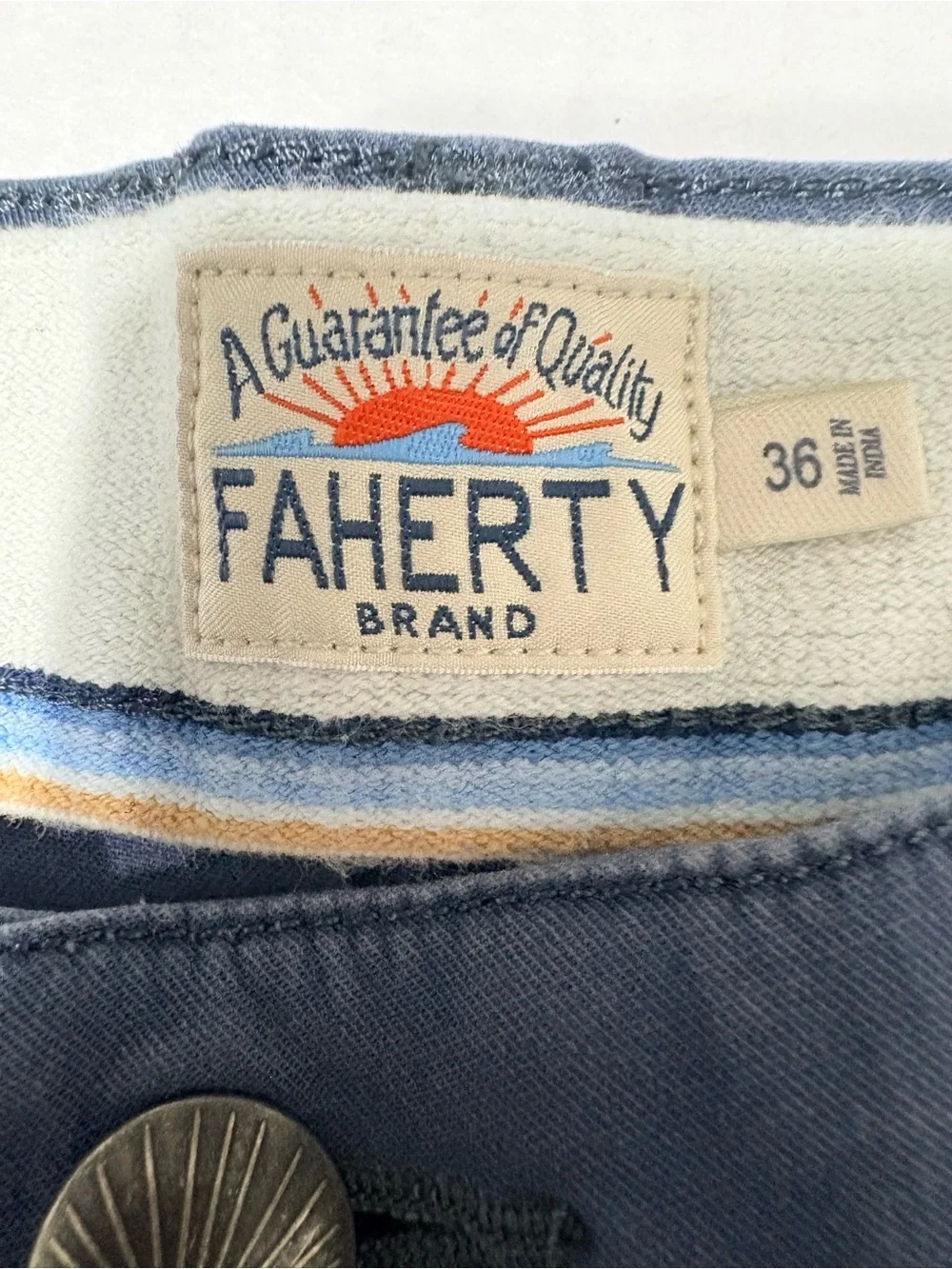Faherty classic blue